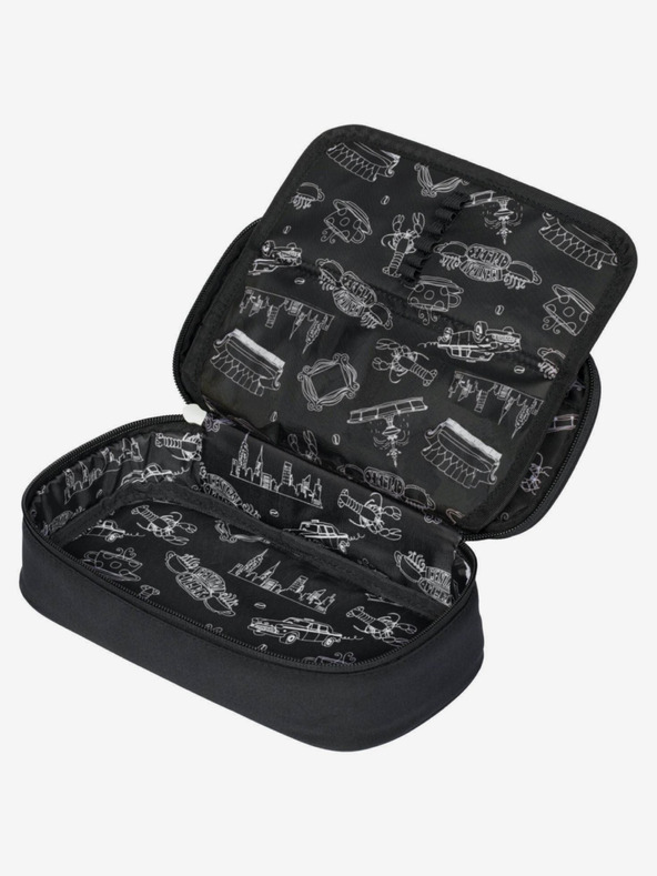 BAAGL  Čierny školský peračník Baagl Friends Central Perk