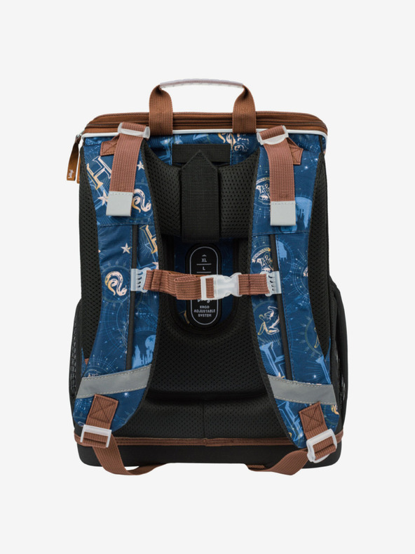 BAAGL  Fialový školský set - aktovka, penál, taška Baagl Zippy Harry Potter Bradavice