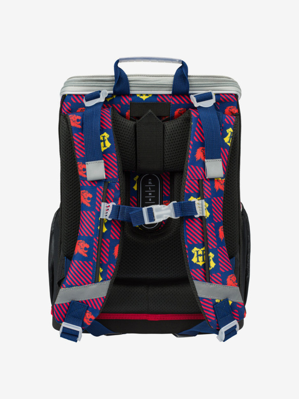 BAAGL  Červeno-modrá školská súprava - aktovka, peračník, taška Baagl Zippy Harry Potter Nebelvír