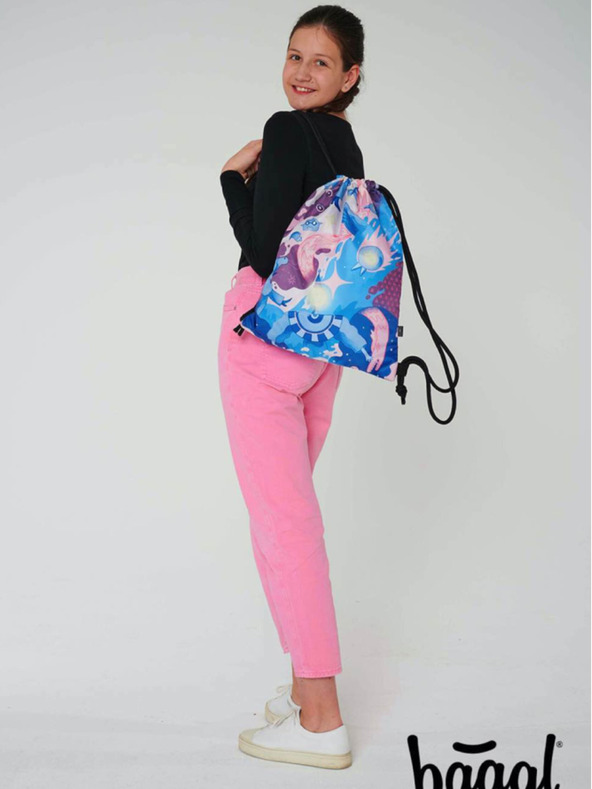 BAAGL  Modrá taška Baagl eARTh - City Jungle od Máry Čmára