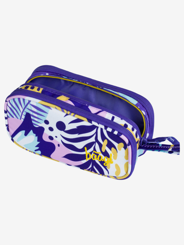 BAAGL  Fialový študentský penál Baagl Fialová