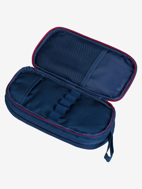 BAAGL  Tmavomodrý študentský penál Baagl Big Navy