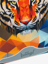 BAAGL  Oranžová školská aktovka Baagl Shelly Tiger