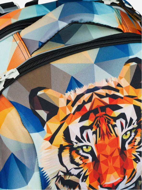 BAAGL  Oranžová školská aktovka Baagl Shelly Tiger