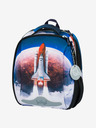 BAAGL  Modrá školská aktovka Baagl Shelly Space Shuttle