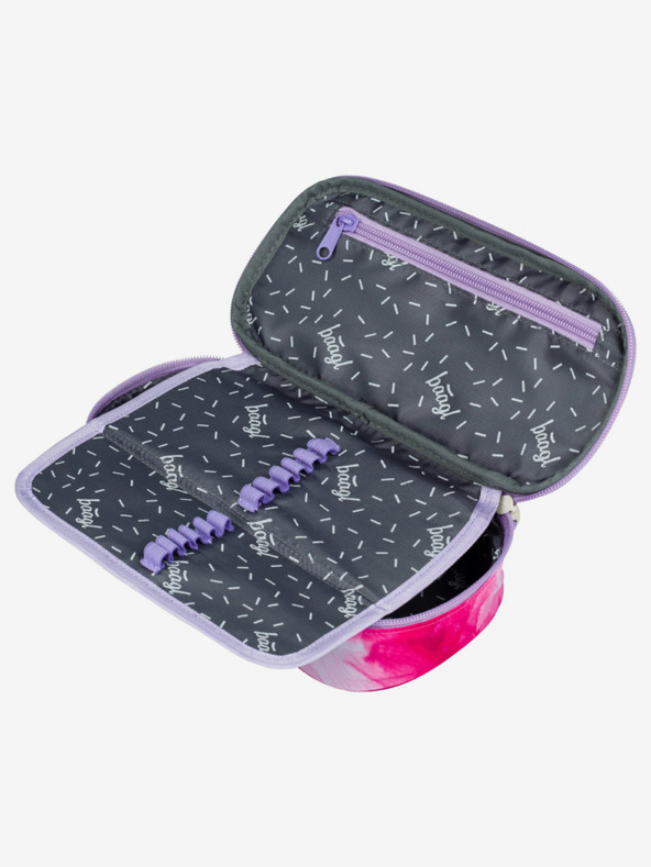 BAAGL  Ružový školský peračník etue Baagl Painting