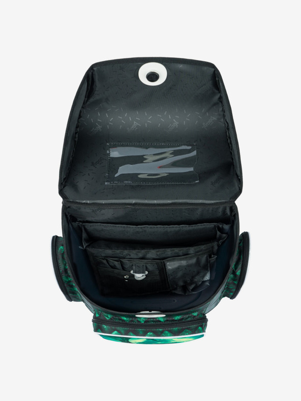 BAAGL  Zelená školská taška Ergo Baagl Drak