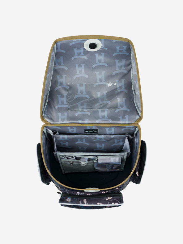 BAAGL  Modrá školská aktovka Ergo Baagl Harry Potter Záškodnícky Plán