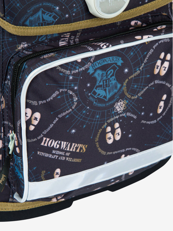 BAAGL  Modrá školská aktovka Ergo Baagl Harry Potter Záškodnícky Plán