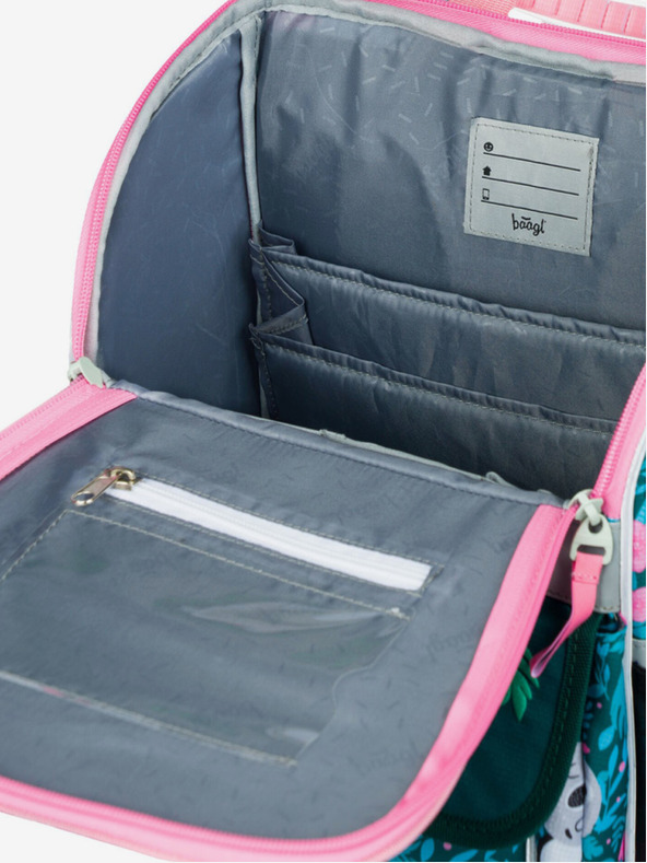 BAAGL  Zelená školská taška Zippy Baagl Baby Koala