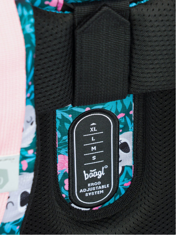 BAAGL  Zelená školská taška Zippy Baagl Baby Koala