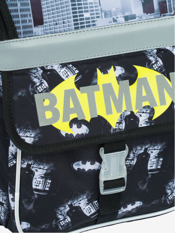 BAAGL  Čierna školská taška Zippy Baagl Batman Darky City