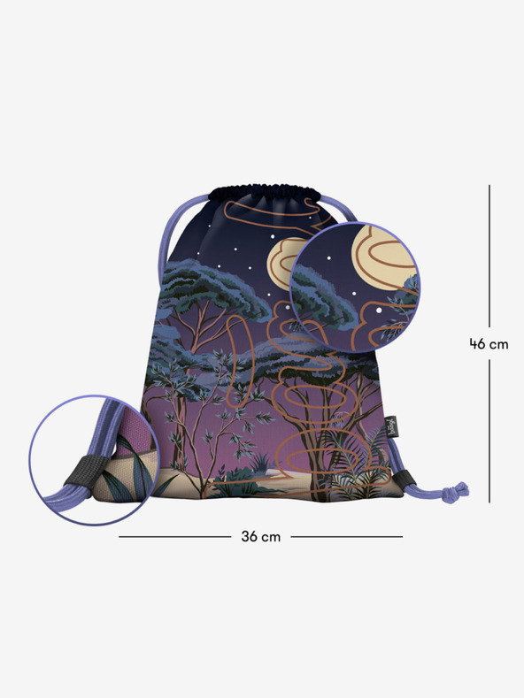 BAAGL  Fialový vak Baagl Skate Night