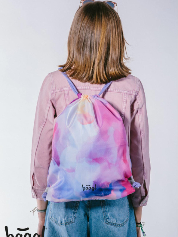 BAAGL  Ružová taška Baagl Painting