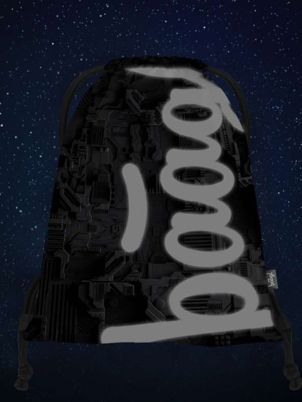 BAAGL  Sivá taška Baagl Technic