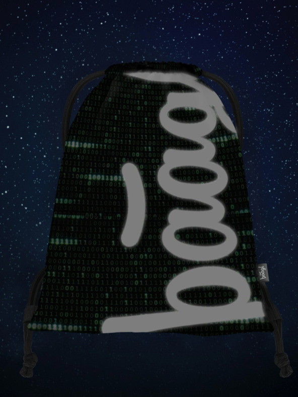 BAAGL  Čierna taška Baagl Numbers