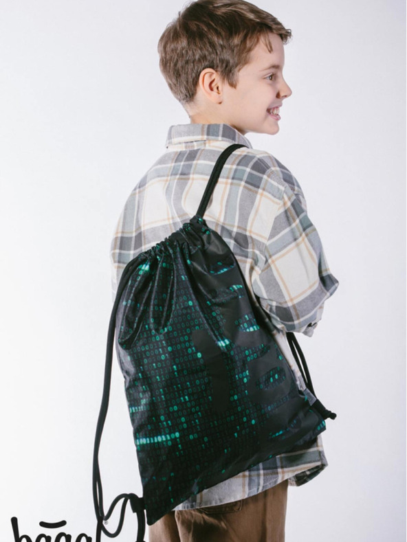 BAAGL  Čierna taška Baagl Numbers