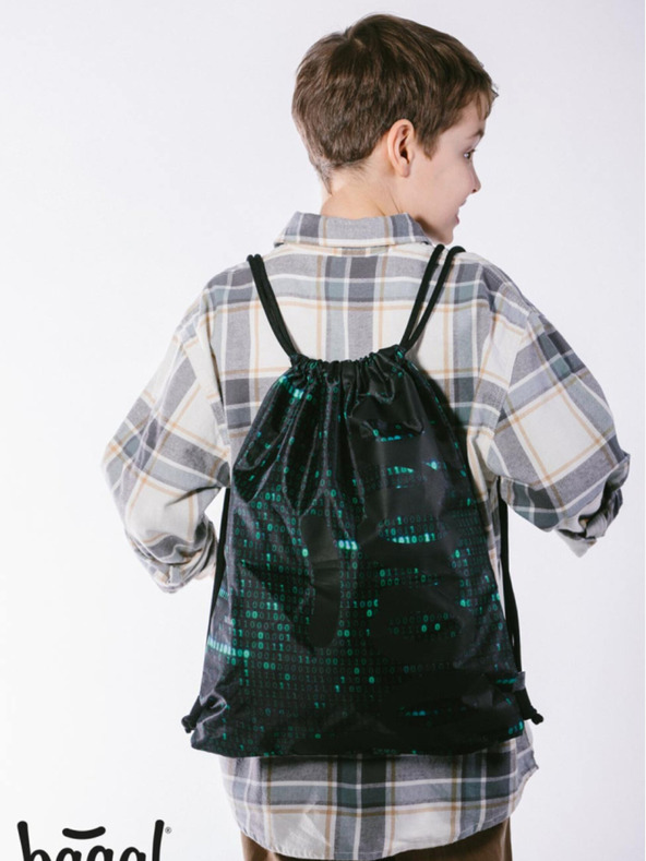 BAAGL  Čierna taška Baagl Numbers