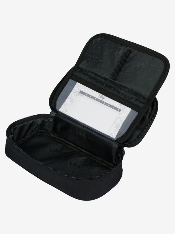 BAAGL  Čierny školský peračník Baagl Metallic Bronze