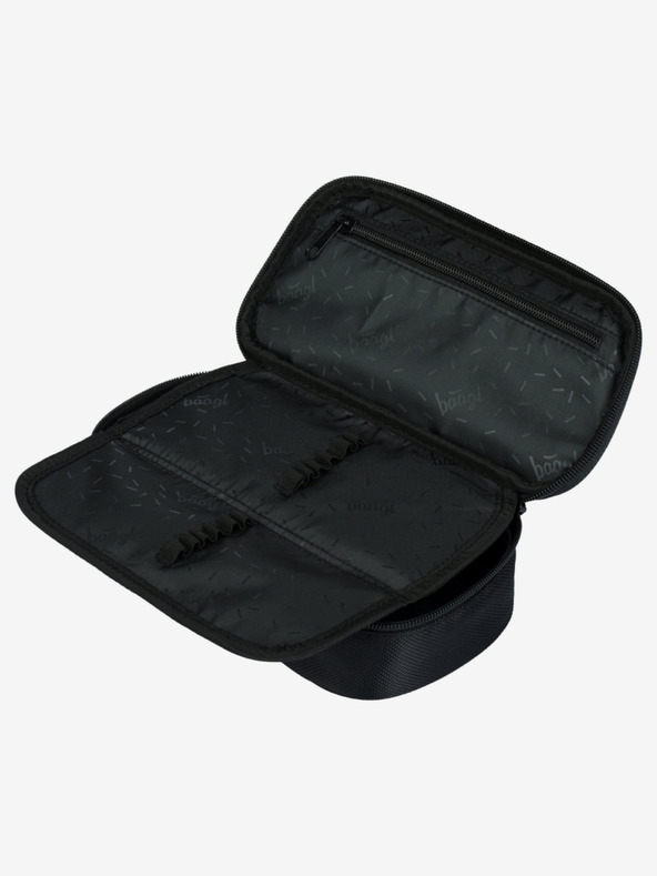 BAAGL  Čierny školský peračník Baagl Metallic Bronze