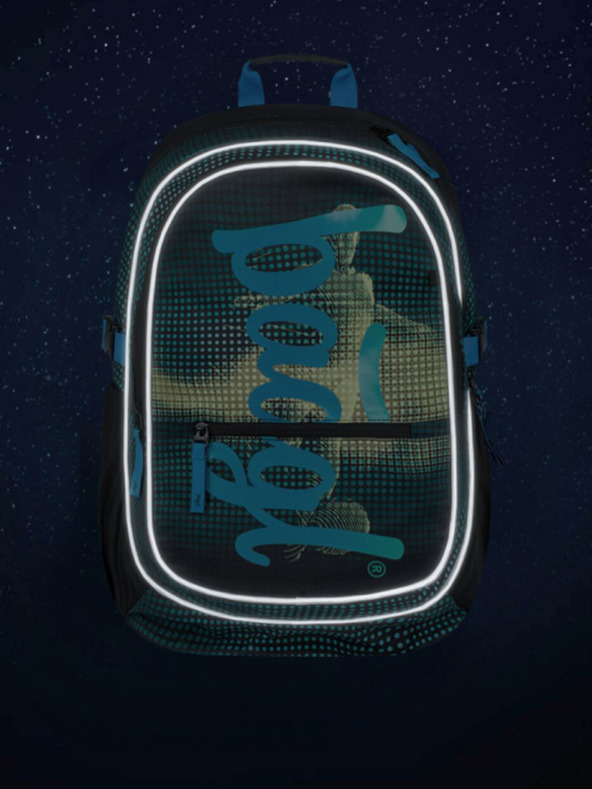 BAAGL  Zelený školský batoh Baagl Core Futbalista