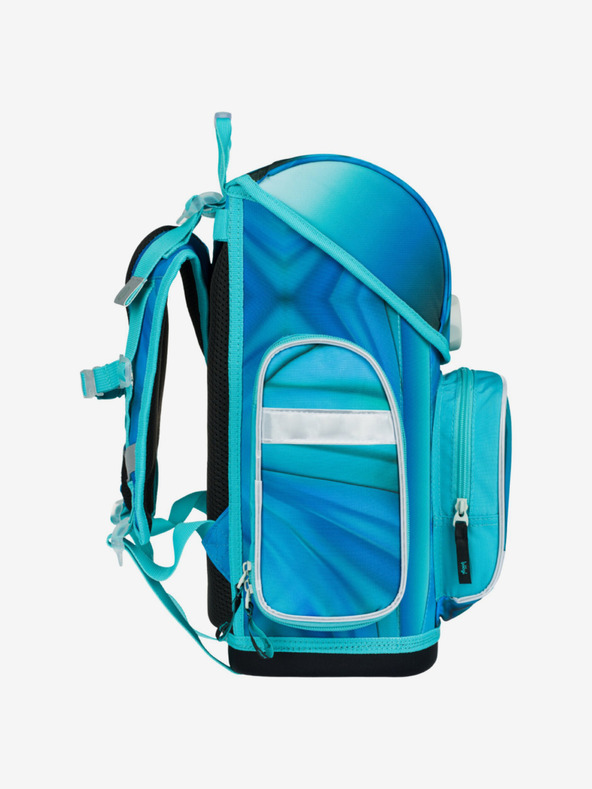 BAAGL  Modrý školský set Ergo - aktovka, penál, taška Baagl Butterfly