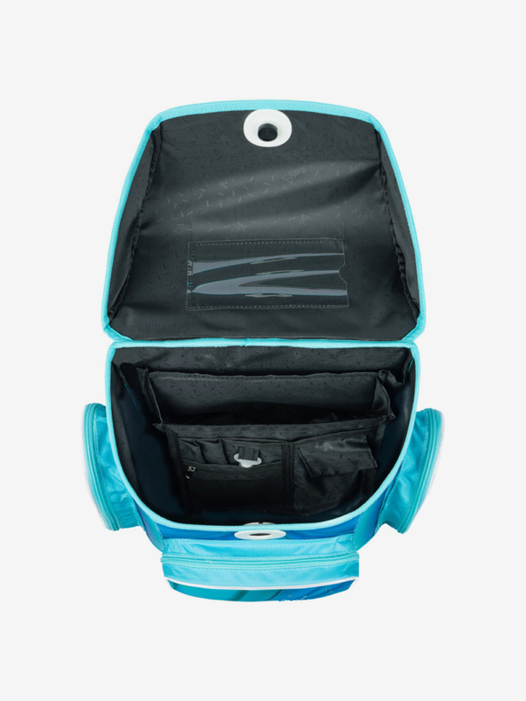 BAAGL  Modrý školský set Ergo - aktovka, penál, taška Baagl Butterfly