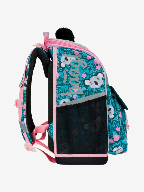 BAAGL  Zelený školský set Zippy - aktovka, peračník, sáčok Baagl Baby Koala