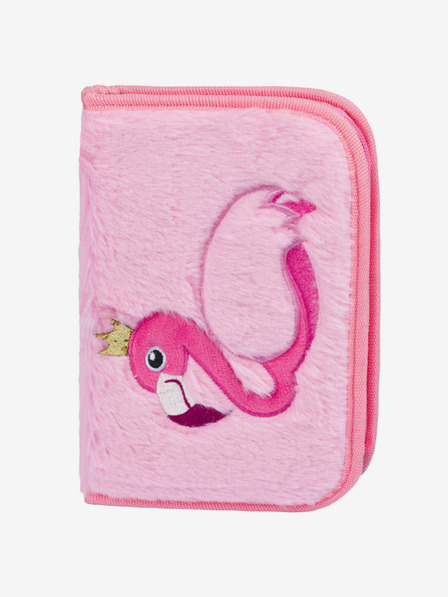 BAAGL  Ružový školský set Zippy - aktovka, peračník, taška Baagl Flamingo