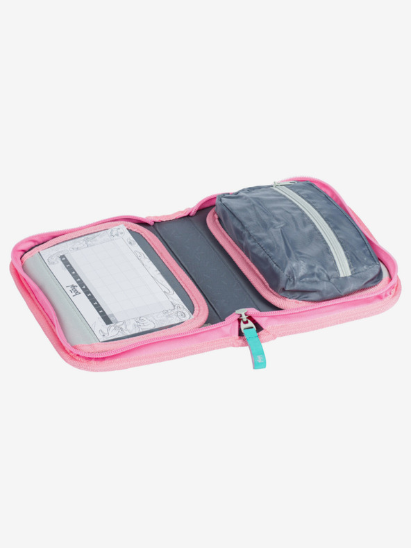 BAAGL  Ružový školský set Zippy - aktovka, peračník, taška Baagl Flamingo