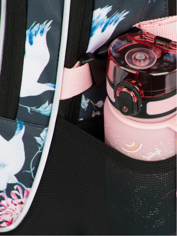 BAAGL  Zelená školská súprava - batoh, peračník, taška Baagl Core Birds