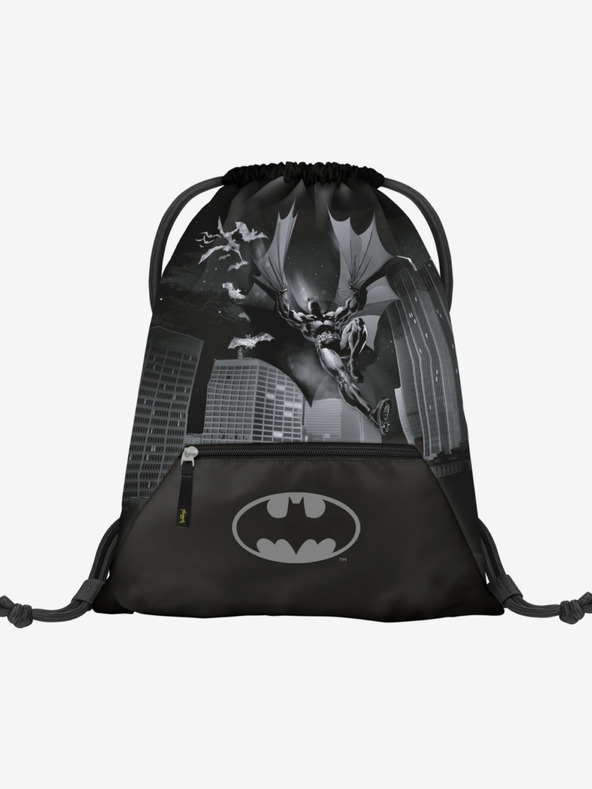 BAAGL  Čierna taška s vreckom Baagl Batman Dark City
