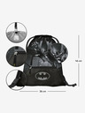 BAAGL  Čierna taška s vreckom Baagl Batman Dark City