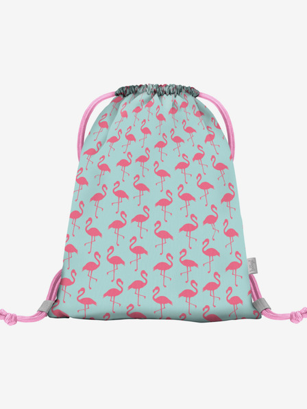 BAAGL  Ružová taška s vreckom Baagl Flamingo
