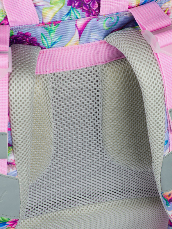 BAAGL  Fialový školský batoh Airy Baagl Kolibrík