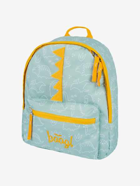 BAAGL  Zelený predškolský batoh Baagl Dino
