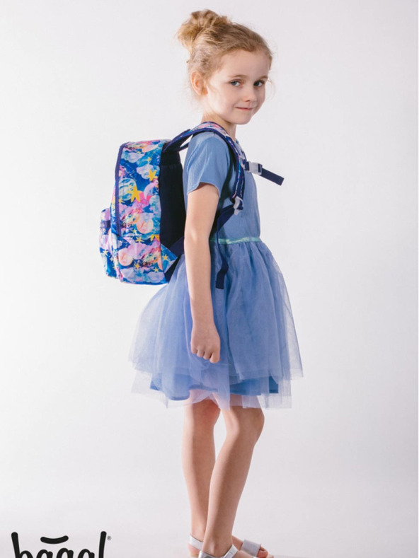 BAAGL  Modrý predškolský plecniak Baagl Stars