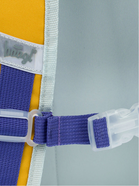 BAAGL  Žltý predškolský batoh Baagl Raccoon