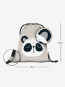 BAAGL  Sivý predškolský batoh Baagl Panda