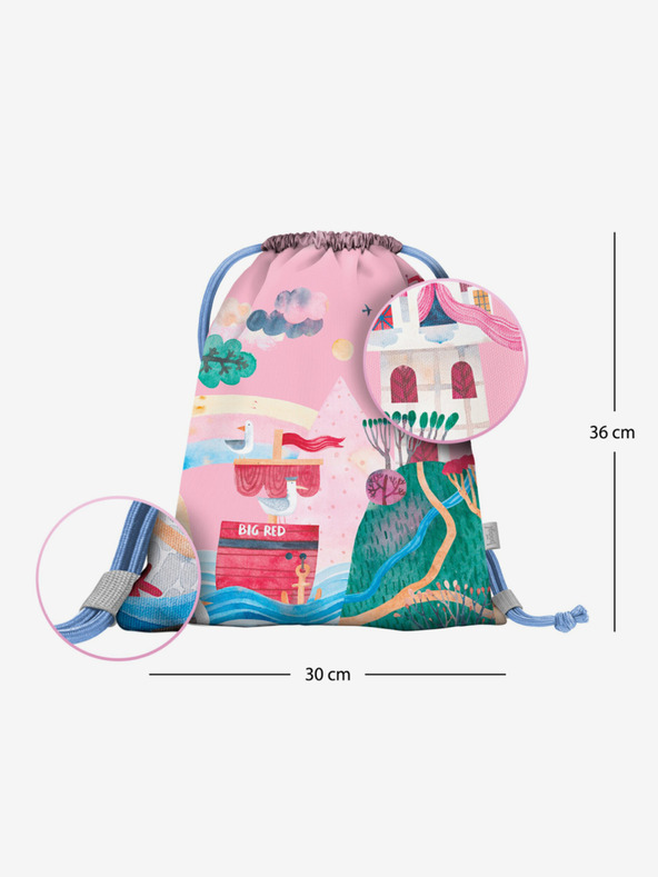 BAAGL  Ružová taška pre predškolákov Baagl Rozprávka