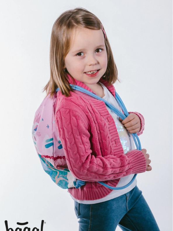 BAAGL  Ružová taška pre predškolákov Baagl Rozprávka