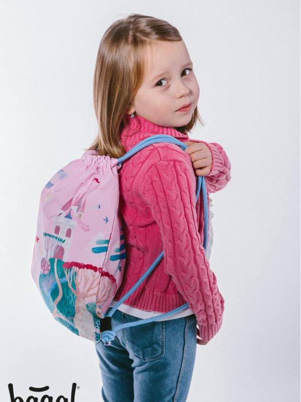 BAAGL  Ružová taška pre predškolákov Baagl Rozprávka