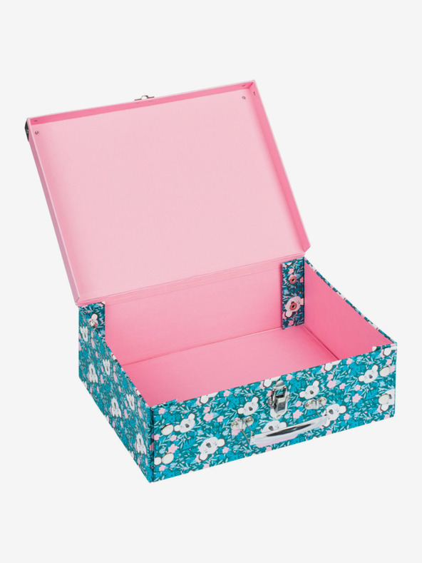 BAAGL  Ružový skladací školský kufrík s kovaním Baagl Baby Koala