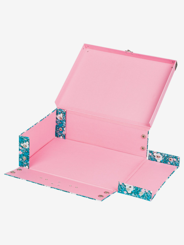 BAAGL  Ružový skladací školský kufrík s kovaním Baagl Baby Koala