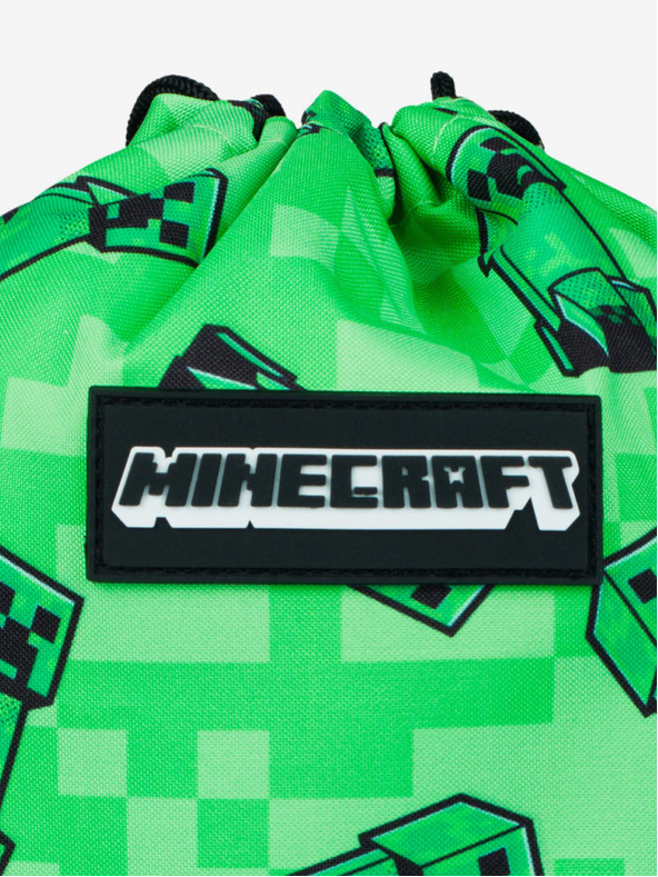 BAAGL  Zelený vak Baagl Minecraft Creeper