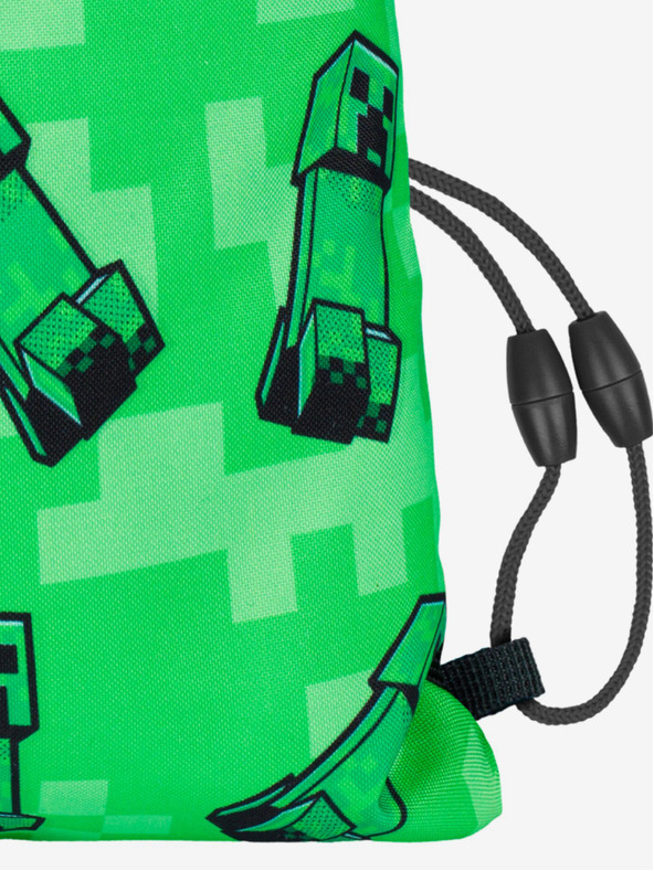 BAAGL  Zelený vak Baagl Minecraft Creeper