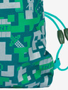 BAAGL  Zelená taška Baagl Minecraft Silver Creeper
