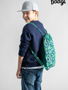 BAAGL  Zelená taška Baagl Minecraft Silver Creeper