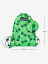 BAAGL  Zelený školský set - penál, taška Baagl Minecraft 2 Creeper