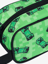 BAAGL  Zelený školský set - penál, taška Baagl Minecraft 2 Creeper